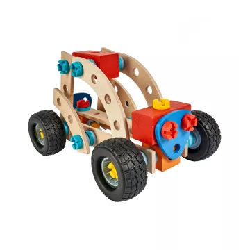 Eichhorn Constructor: Buggy din lemn de asamblat, set cu 84 de piese - .foto