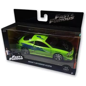 Fast & Furious auto 1:32 Braiena Mitsubishi Eclipse - .attēls