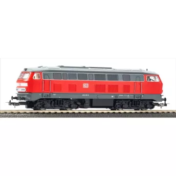 Set pentru începători, locomotivă diesel BR 218, vagoane cu graffiti, DB AG, șină cu terasament - .foto