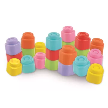 Baby Clemmy: Puha építőkockák babáknak - 10 db-os készlet - . kép