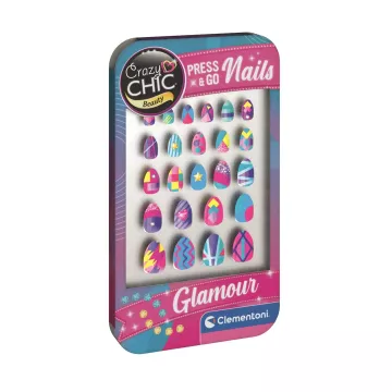 Crazy Chic: Apasă și pleacă! Unghii false glamour - .foto