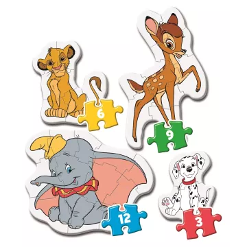 Clementoni: Disney klasszikusok - Az első puzzle-m, 3-6-9-12 db-os - . kép