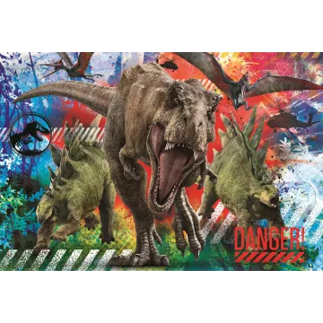 Clementoni: Jurassic World maxi puzzle – 60 piese - .foto