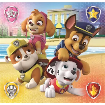 Clementoni: Patrula Cățelușilor puzzle – set de 3 x 48 piese - .foto