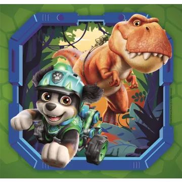 Clementoni: Paw Patrol – Ταινία με Δεινόσαυρους παζλ – σετ 3 x 48 τεμαχίων - .εικόνα