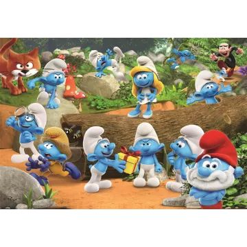 Clementoni: Hupikék Törpikék puzzle - 104 db-os - . kép