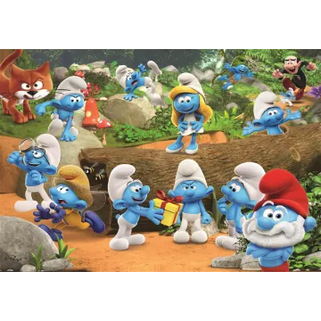 Clementoni: Hupikék Törpikék puzzle - 104 db-os - . kép