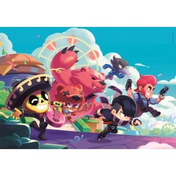 Clementoni: Brawl Stars super puslespil – 108 brikker - .billede