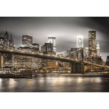 Clementoni: New York – Podul Brooklyn noaptea, puzzle 1000 piese - .foto