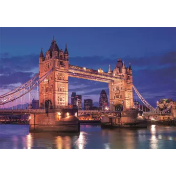 Clementoni: London - A Tower Bridge éjszaka puzzle - 1000 db-os - . kép