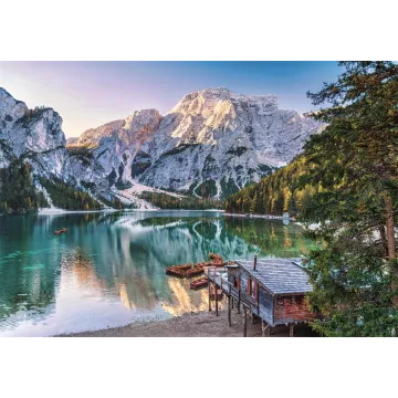 Clementoni: Lacul Braies, smarald alpin – puzzle de 1000 piese - .foto