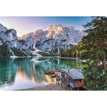 Clementoni: Braies ezera smaragds puzzle – 1000 gab. - .attēls
