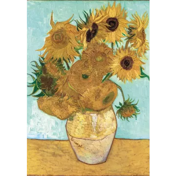 Clementoni: Van Gogh - A napraforgó puzzle - 1000 db-os - . kép