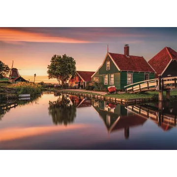 Clementoni: Hollandia Zaanse Schans puzzle - 1500 db-os - . kép