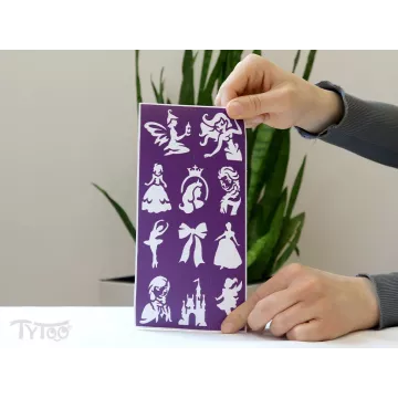 TyToo: Șabloane Zâne și Prințese pentru tatuaje cu sclipici - .foto