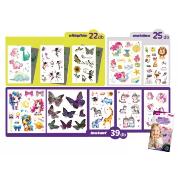 TyToo: set de tatuaje temporar Cuties & Beauties - .foto