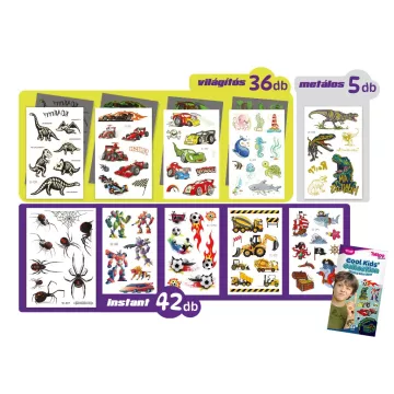 TyToo: Cool Kids Collection tetoválómatrica szett - . kép