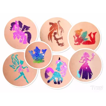 TyToo: set de tatuaje sclipici LilyCorn - .foto