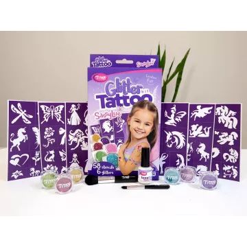 TyToo: SassyLue set za tetovaže s gliterom - .slika