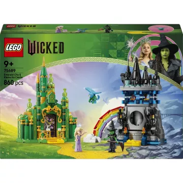 LEGO® Smaraldul Malefic: Orașul de Smarald și castelul Kiamo Ko 75689 - .foto