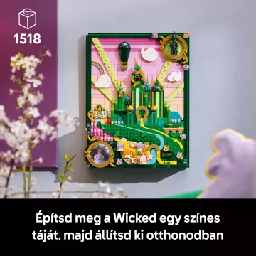 Decorațiune de perete LEGO® Wicked Emerald City 75685 - .foto