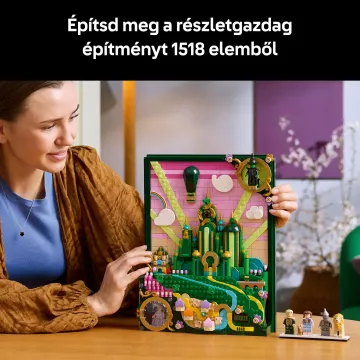 Decorațiune de perete LEGO® Wicked Emerald City 75685 - .foto