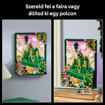 Decorațiune de perete LEGO® Wicked Emerald City 75685 - .foto
