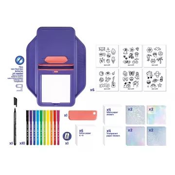 Maped Creativ: 2 σε 1 σετ δημιουργίας τατουάζ και αυτοκόλλητων - .εικόνα