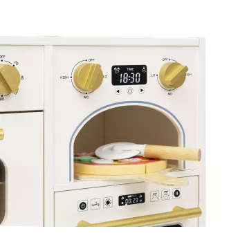Tooky Toy: Bucătărie de jucărie deluxe din lemn - .foto