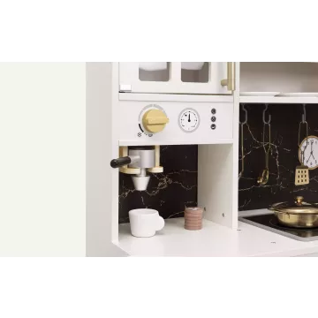 Tooky Toy: Bucătărie de jucărie deluxe din lemn - .foto