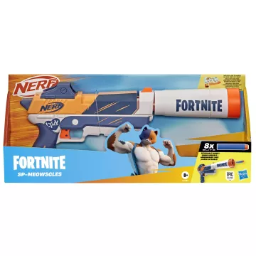 Nerf: Fortnite SP-Meowscles szivacslövő 8 lövedékkel - . kép