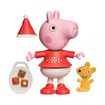 Hasbro Peppa malac – Karácsonyi pizsamás öltöztethető figura - . kép