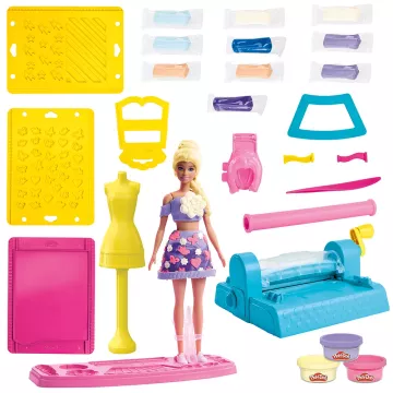 Play-Doh: set de joacă studio de design rochii și modele Barbie - .foto