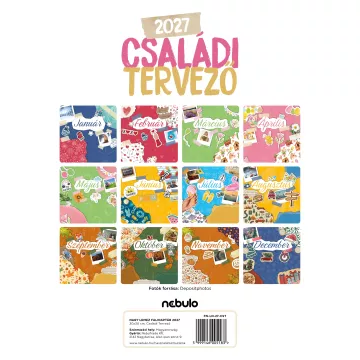 Családi tervező falinaptár, nagy - 2027 - . kép
