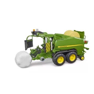 Bruder presă de balotat John Deere C441R, cu cameră de înfoliere - .foto