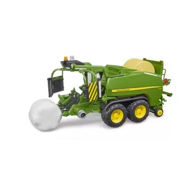 Bruder John Deere C441R balenpers met foliewikkelkamer - .afbeelding