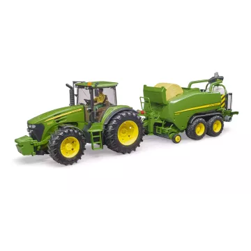 Bruder John Deere C441R bálázó, fóliázókamrával - . kép