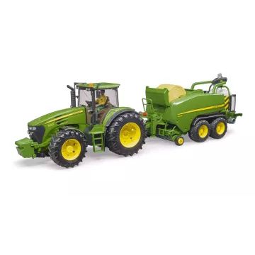 Bruder John Deere C441R balenpers met foliewikkelkamer - .afbeelding