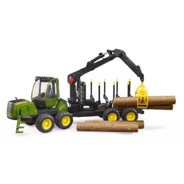 Bruder John Deere 1210E šumski forvarder s bagerom i 4 debla - .slika