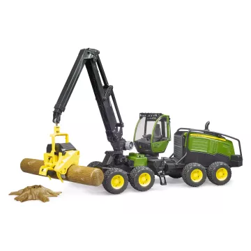 Bruder utilaj forestier John Deere 1270G pentru recoltarea lemnului, cu un singur trunchi - .foto