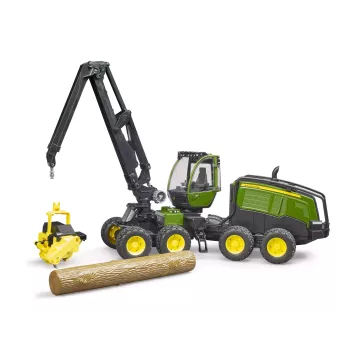 Bruder utilaj forestier John Deere 1270G pentru recoltarea lemnului, cu un singur trunchi - .foto