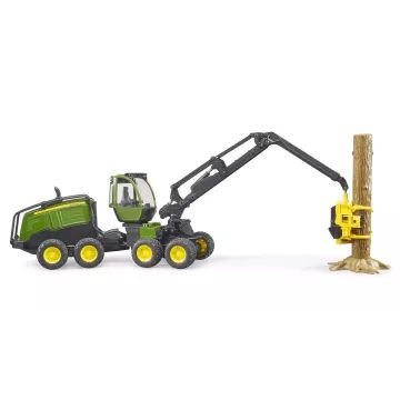 Bruder John Deere 1270G υλοτομική μηχανή με 1 κορμό ξύλου - .εικόνα