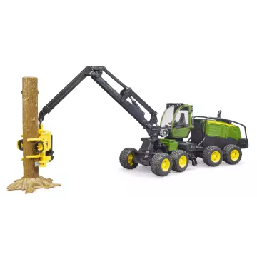 Bruder utilaj forestier John Deere 1270G pentru recoltarea lemnului, cu un singur trunchi - .foto