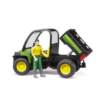 Bruder John Deere Gator XUV 855D vezetővel - . kép