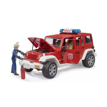 Bruder Jeep Wrangler Unlimited Rubicon tűzoltóautó tűzoltóval - . kép