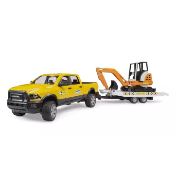 Serviciul de închiriere Bruder RAM cu miniexcavator - .foto