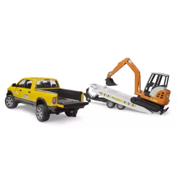 Bruder RAM Rental Service minikotróval - . kép