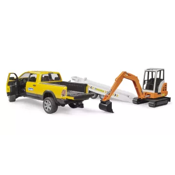 Serviciul de închiriere Bruder RAM cu miniexcavator - .foto