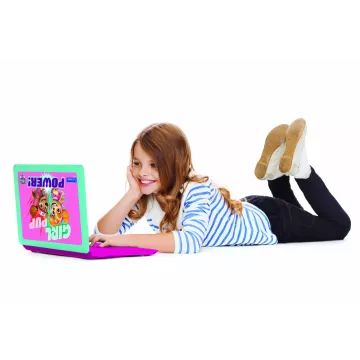 Lexibook: Patrula Cățelușilor - Skye laptop educativ maghiară/engleză (roz) - .foto