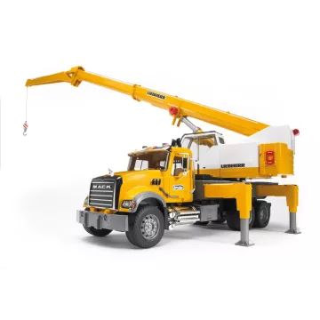 Bruder MACK Granite kamion s Liebherr dizalicom - .slika